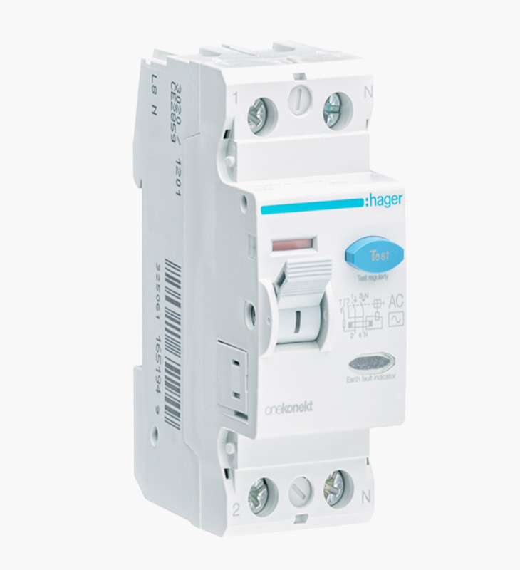 قاطع تيار هاجر ثنائي للحماية من التسرب الارضي - 80 أمبير