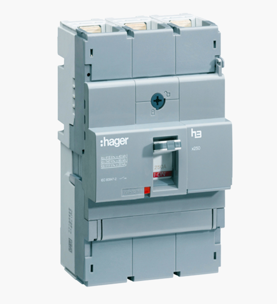 قاطع مولدد كيس ثلاثي هاجر 250 امبير غير قابل للضبط الحراري - 40 كيلو