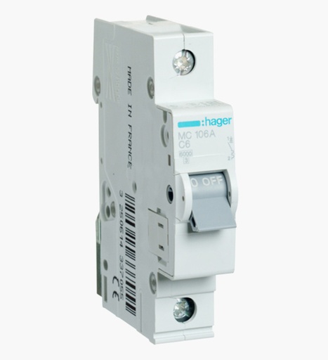 [1050001014] قاطع مينتشر هاجر أحادي 6 أمبير - 6كيلو