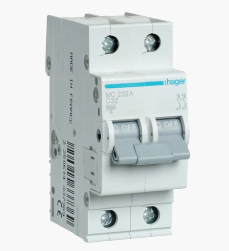 [1050001033] قاطع مينتشر هاجر ثنائي 32 أمبير - 6كيلو