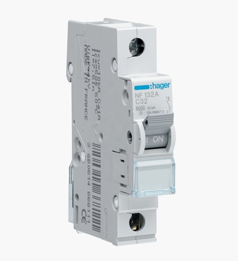 [1050001142] قاطع مينتشر هاجر أحادي 32 أمبير - 10كيلو