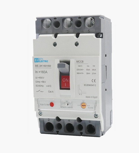 [1030000639] بيتا مولدد كيس ثلاثي 160 أمبير قابل للضبط - 36 كيلو