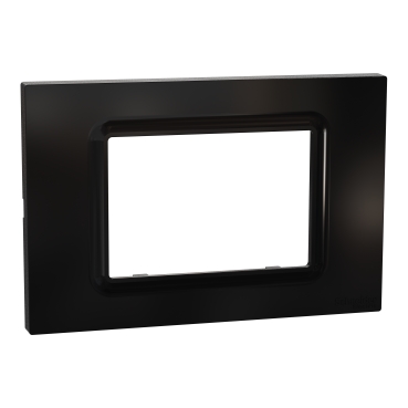 [M3TB03_BK] وش 3 فتحة - اسود- شنايدر ميلوز -عدد العلبة 20 قطعة