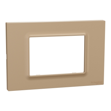 [M3TB03_BRZ] وش 3 فتحة - برونزي- شنايدر ميلوز -عدد العلبة 20 قطعة