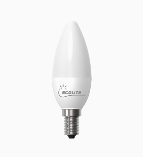 [6223014080255] لمبة ليد شمعة 5 وات اضاءة وورم"الكرتونة 24 قطعة" _ ايكو لايت