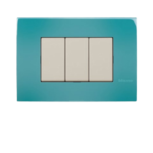 [AE4803M3TR] وش ٣ فتحة ماتكس ايدج تركواز- بتشينو الكرتونة 20 قطعة 